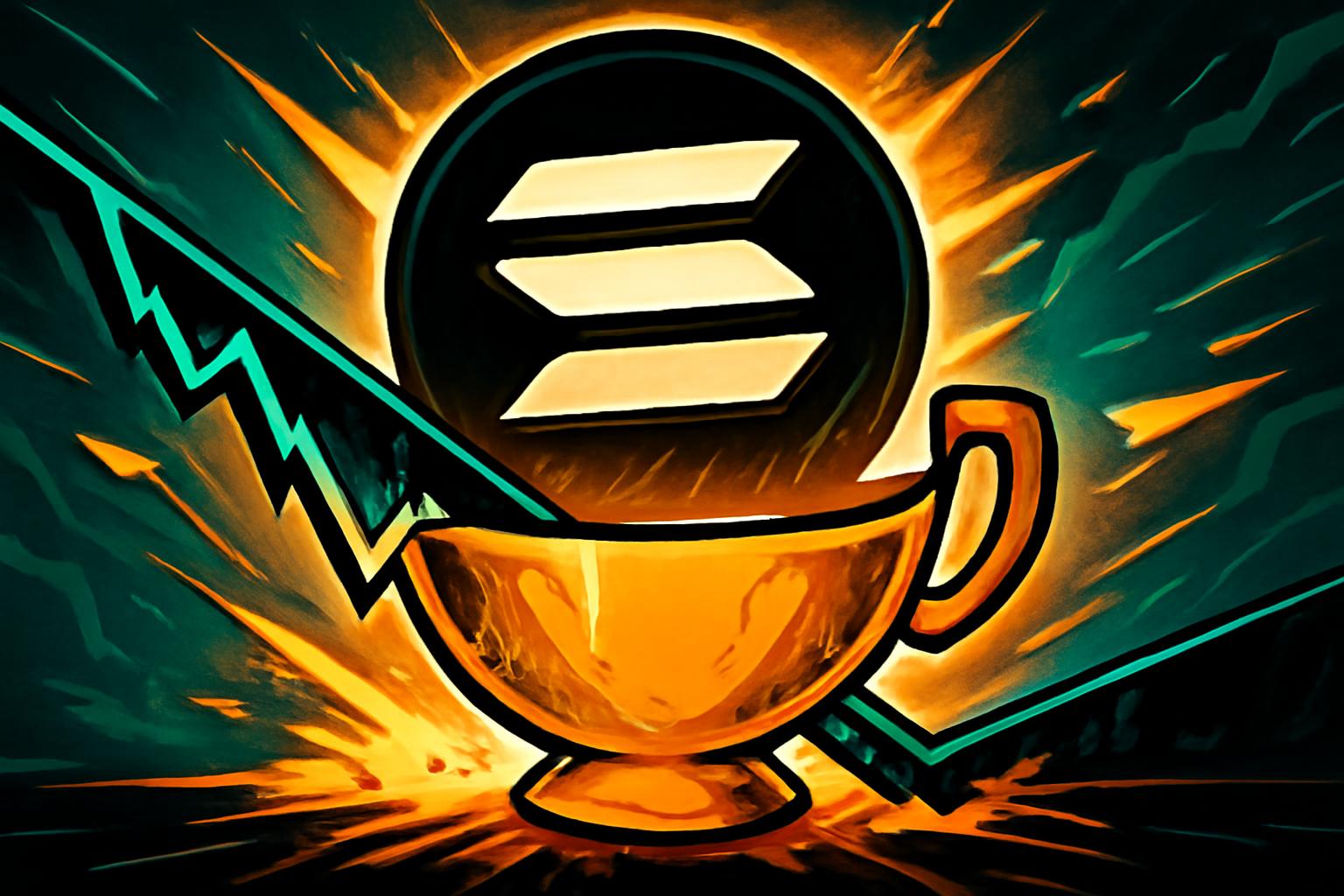 Solana Cup-and-Handle Pattern Targets Breakout Above $500