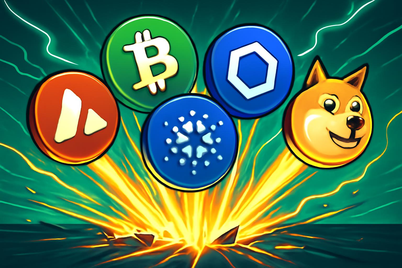 Altcoins Momentum Breakout Signals: AVAX, BCH, ADA, LINK, DOGE