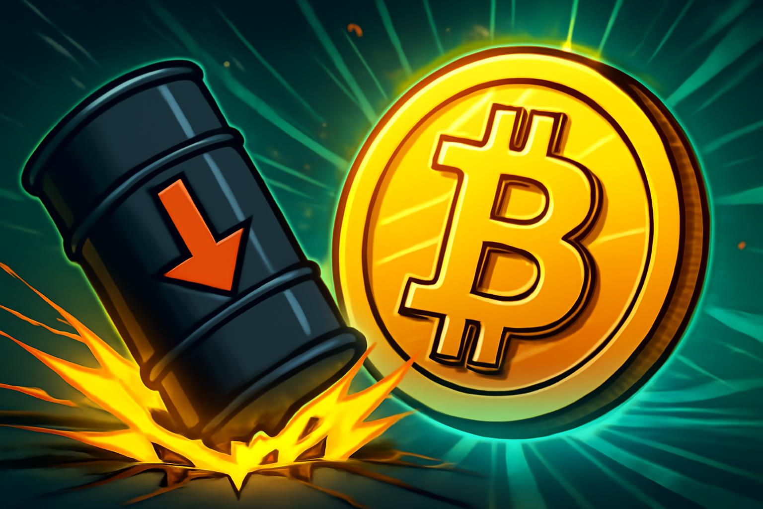 Oil Slump Fuels Crypto Market Rally as Iran War Risk Eases