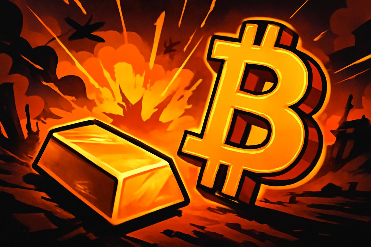 Bitcoin Emerges as Safe Haven Amid War, Surpassing Gold