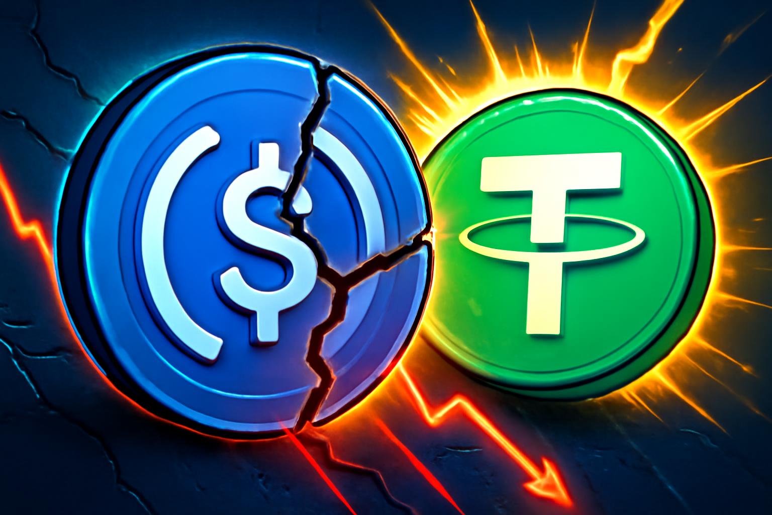 USDC Regulation Risk Drives Circle Shares Down 22% in a Day