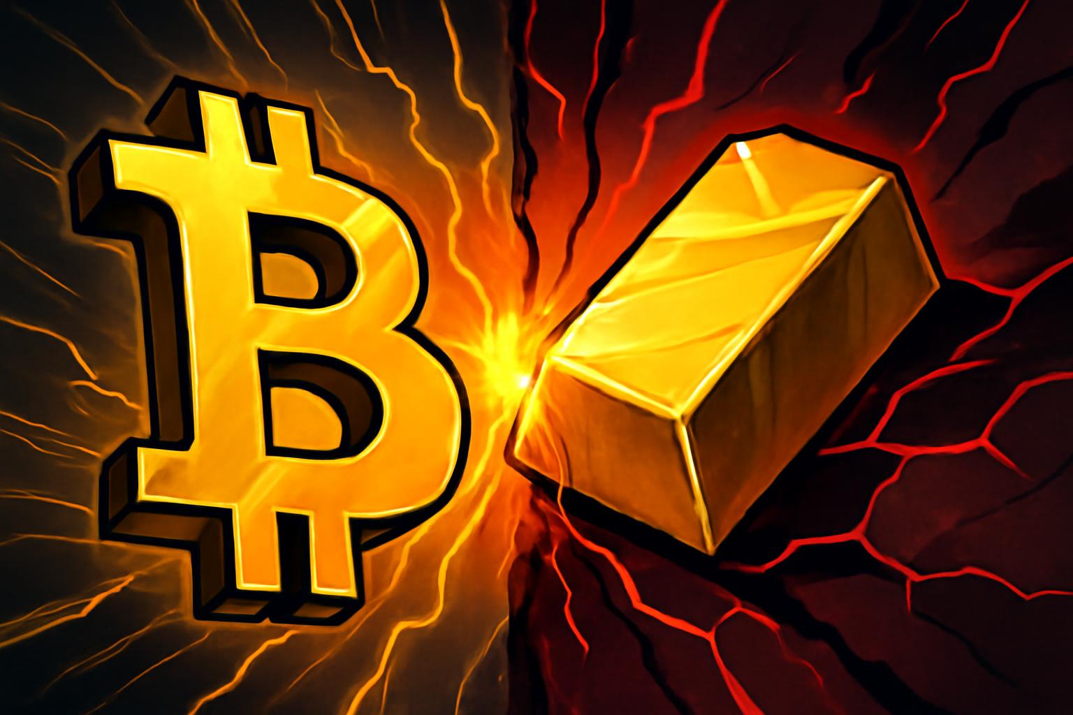 Bitcoin–Gold Correlation Hits Three-Year Low, Signal of Bitcoin Bottom