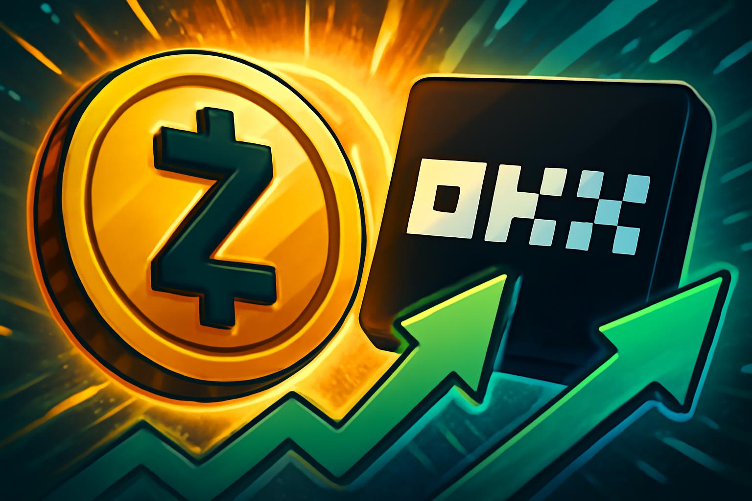 Zcash Soars 1,200% in 3 Months After OKX Relisting