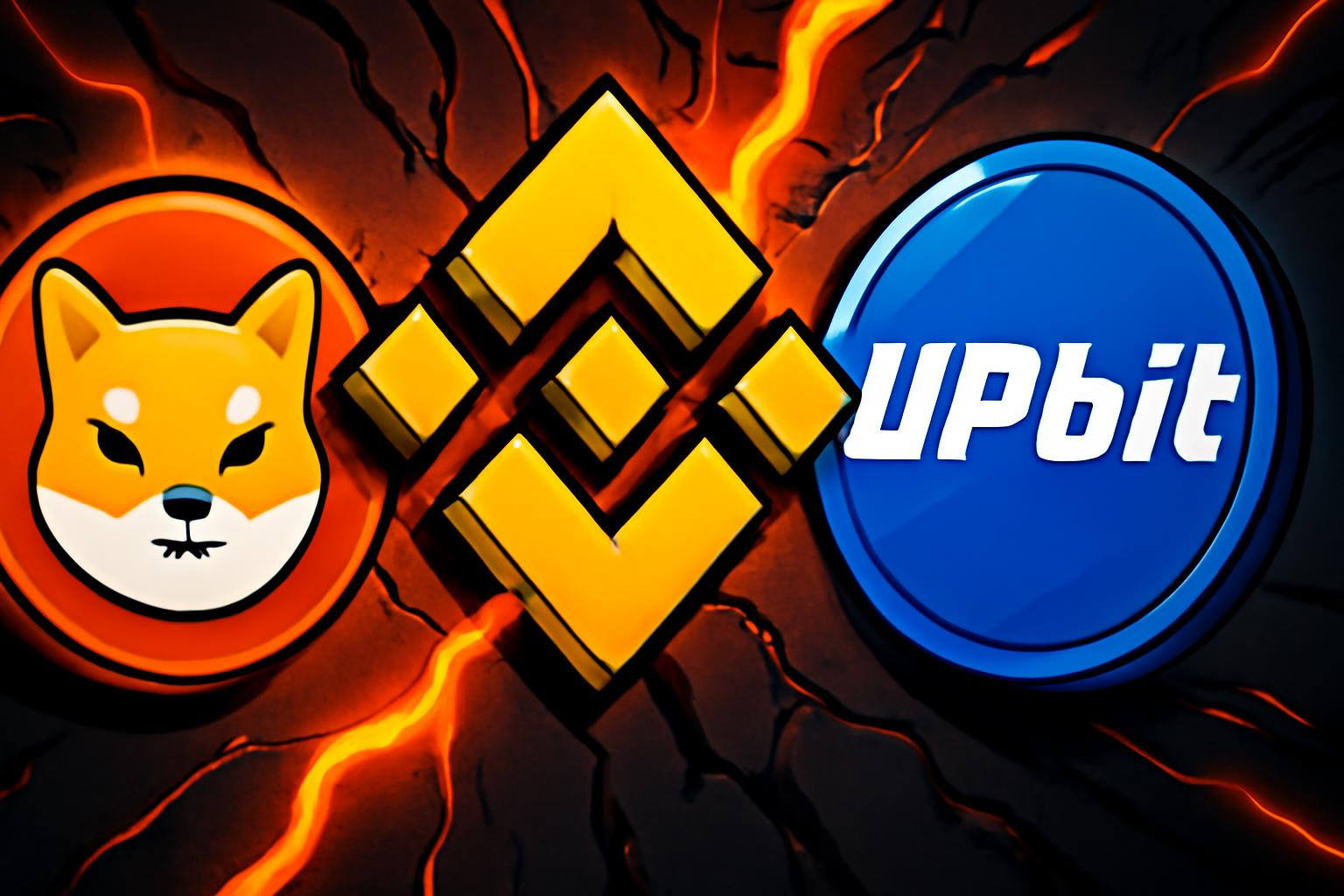 Upbit Nears Binance in Trading Volumes as SHIB Declines