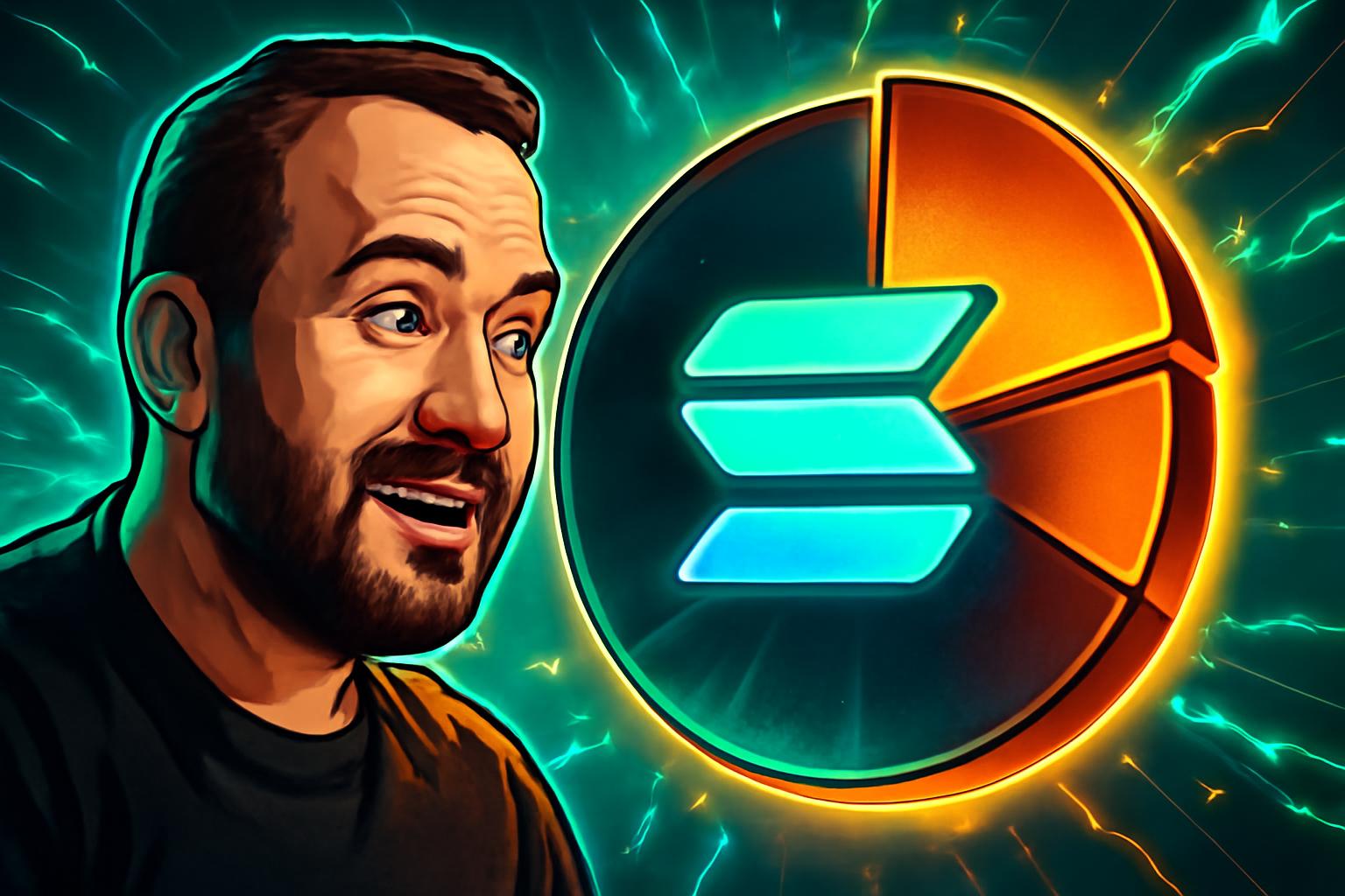 Solana Accounts for 44% of Global Blockchain Transactions, Yakovenko Reacts