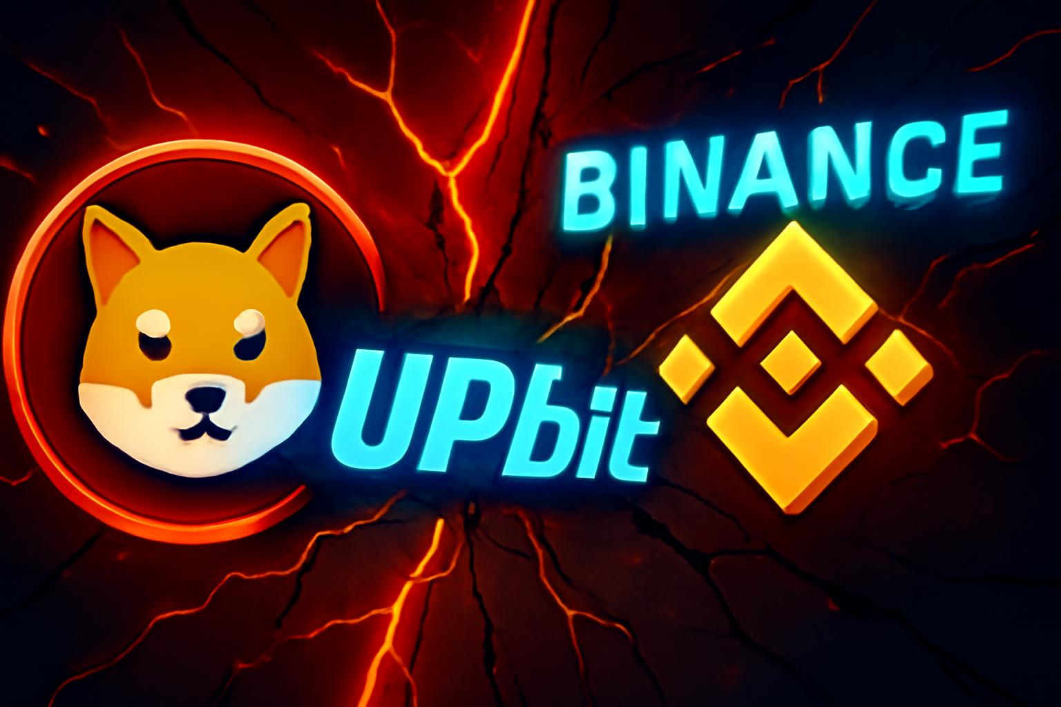 Upbit Nears Binance in SHIB Volume as 24-Hour Surge Slumps