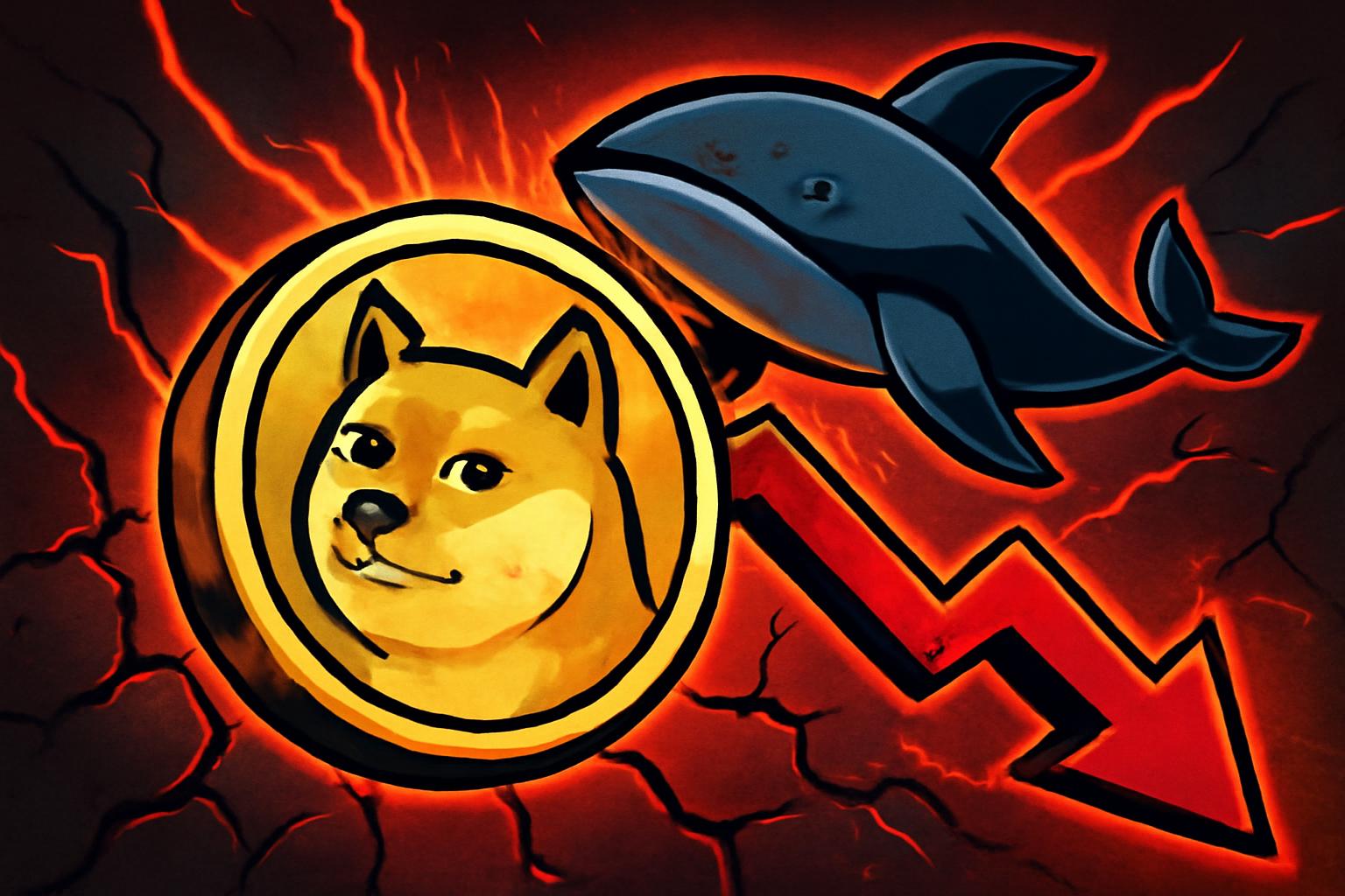 Dogecoin Dips Below 50-Day MA as Whale Accumulation Persists Amid ETF Flow Drought