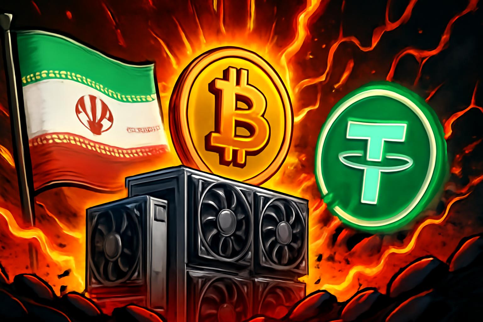 Geopolitical Tensions Accelerate Iran’s Bitcoin Mining and Stablecoin Surge