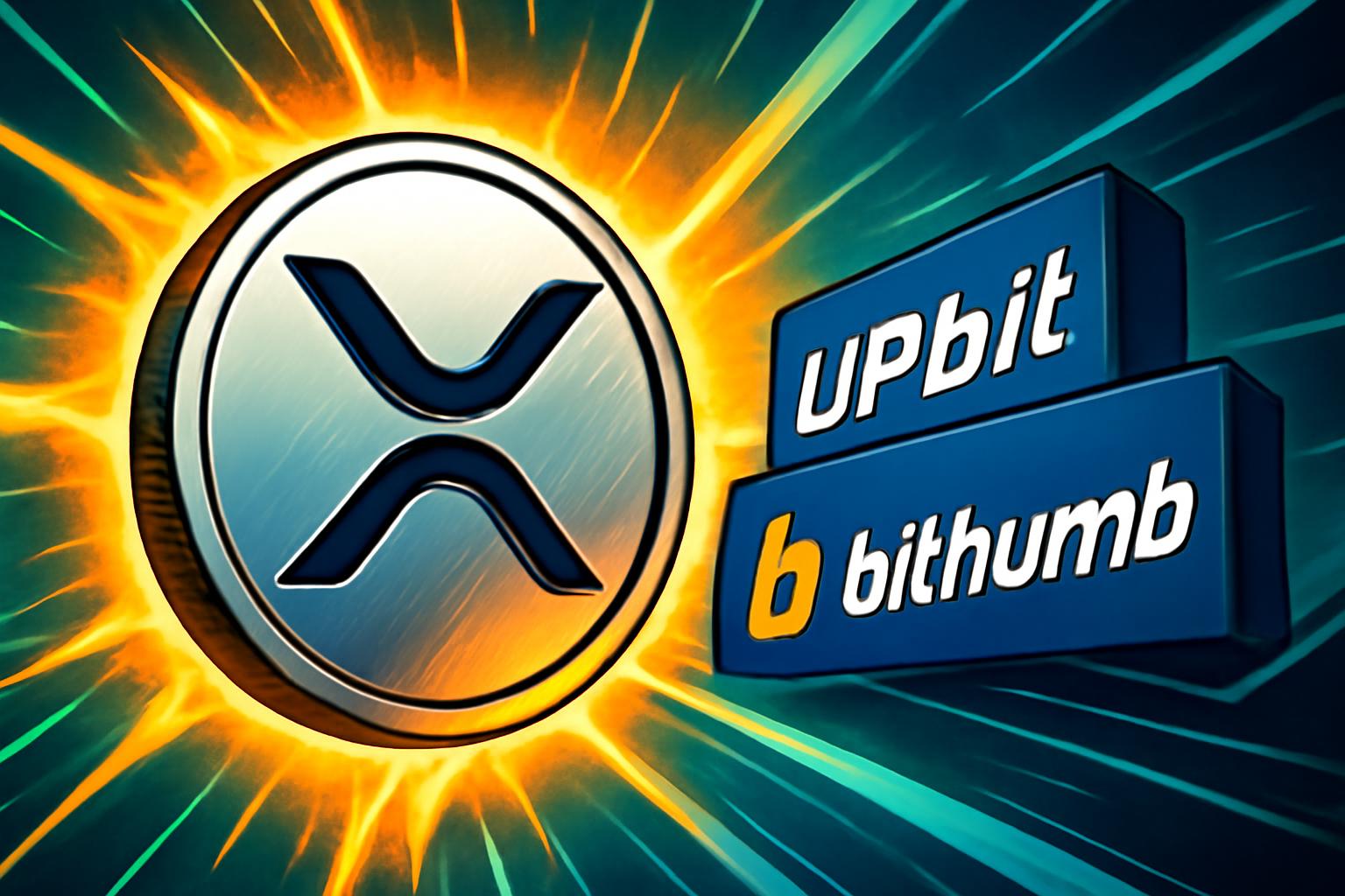 XRP Leads Altcoin Liquidity Surge Across Upbit and Bithumb