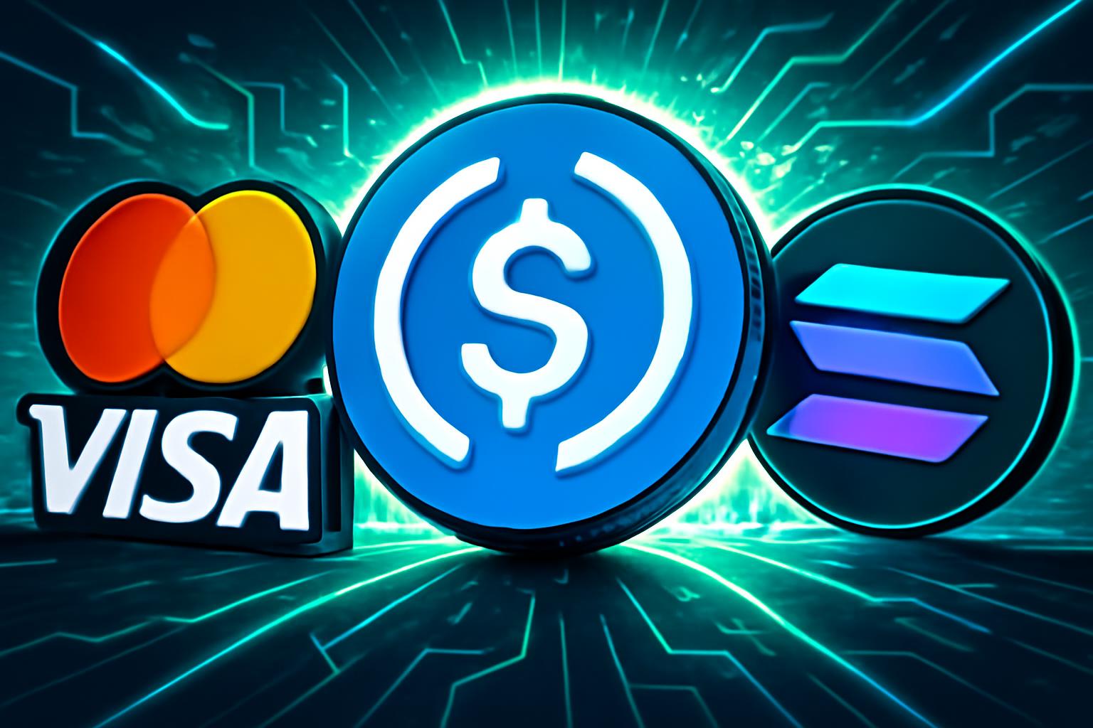 Visa and Mastercard Bring USDC to Solana: Centralized Rails, Not a Crypto Revolution