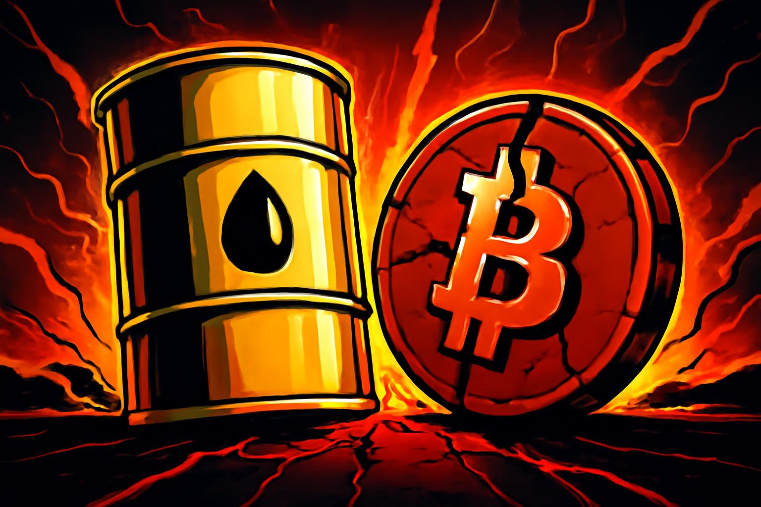Mid-East Tensions Hit Markets and Bitcoin as Oil Surges