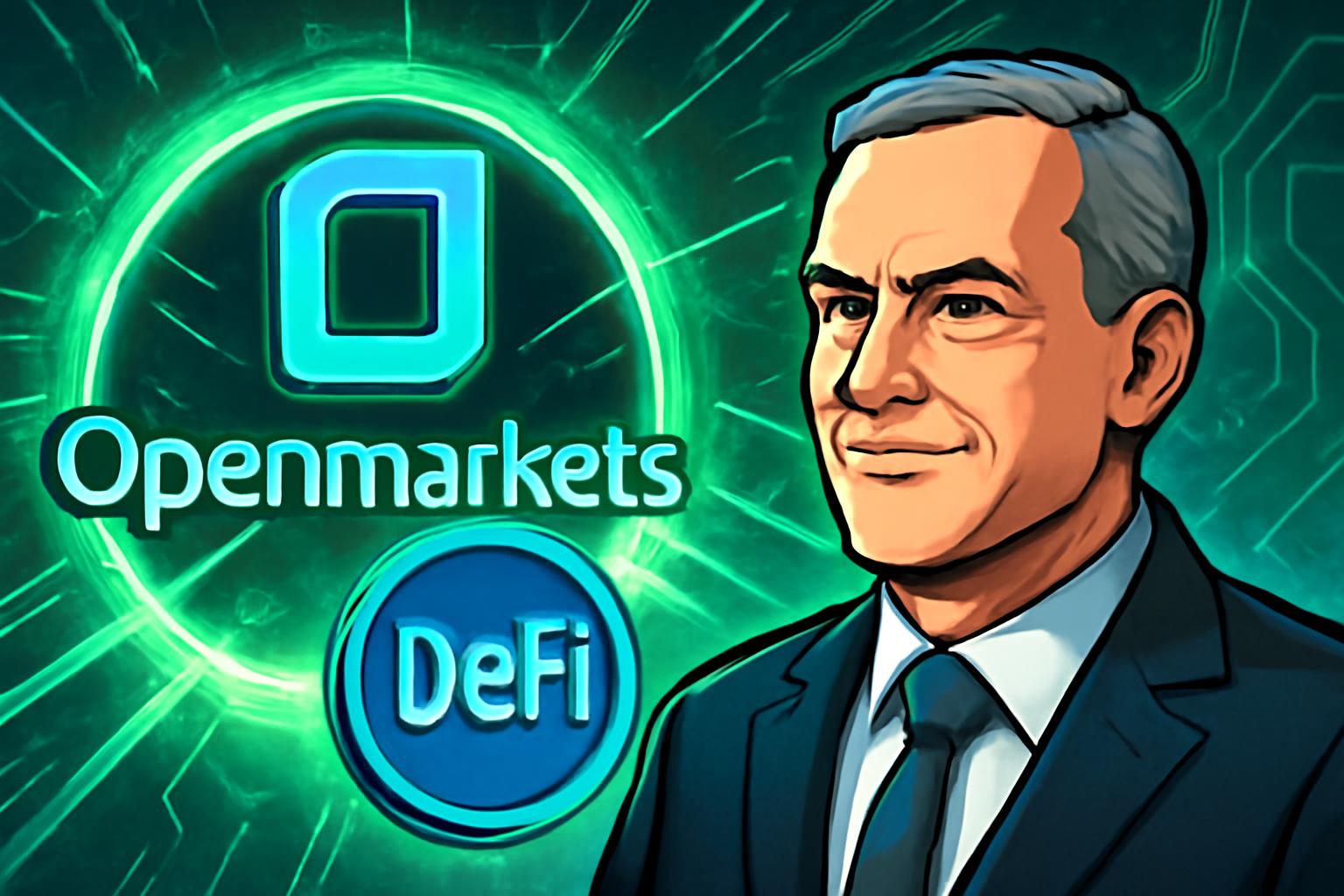 Openmarkets taps Jenkins to lead DeFi push and asset tokenisation
