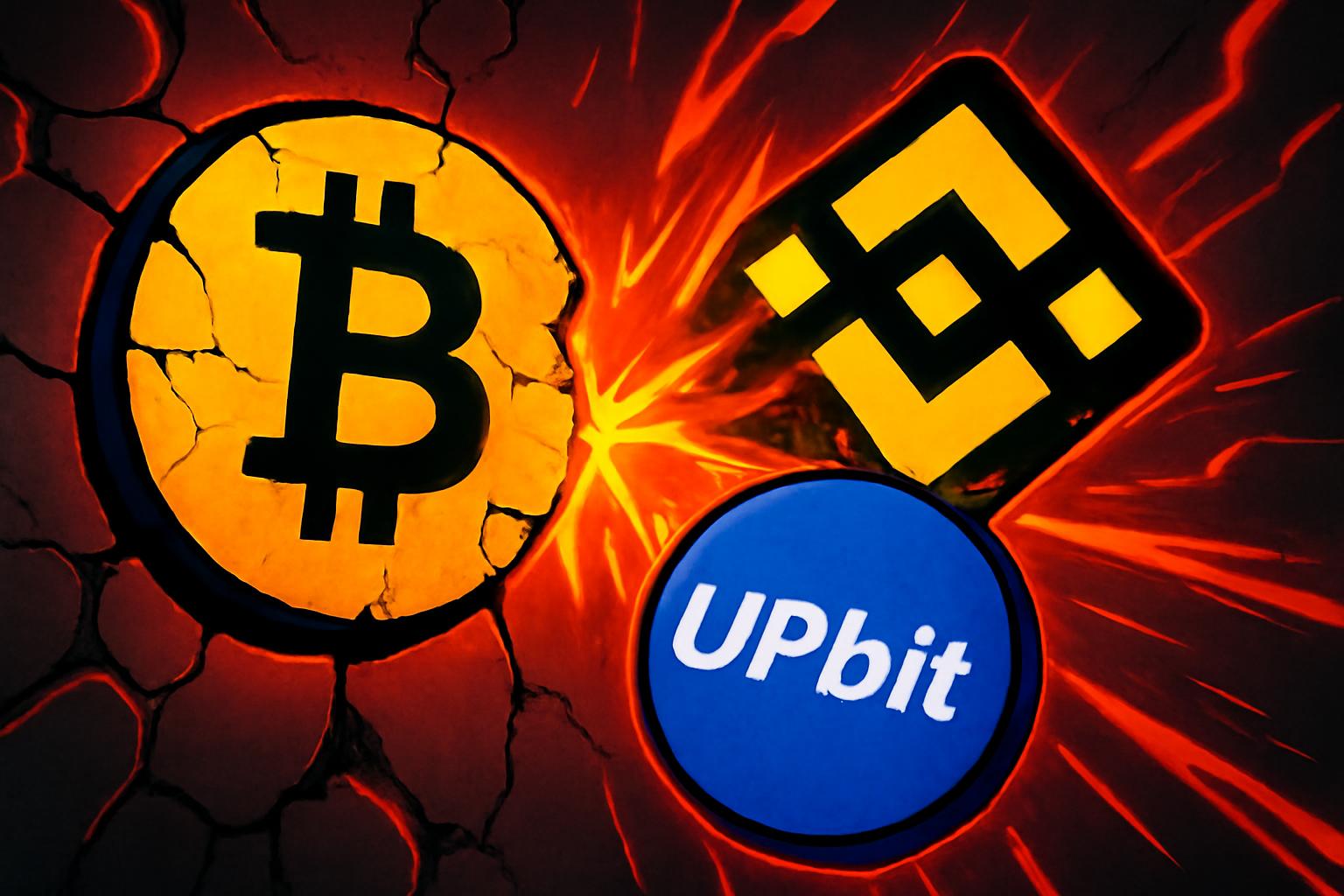 Bitcoin Price Divergence Between Upbit and Global Markets Amid Won Slump