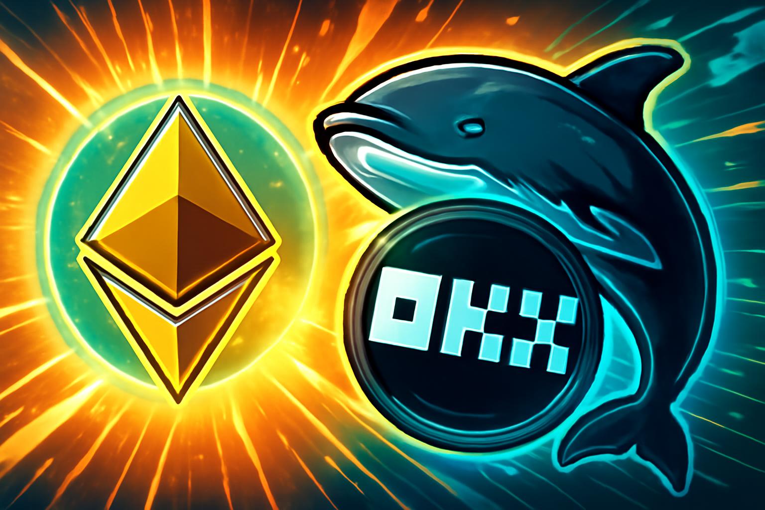 Whale Withdraws 4900 ETH From OKX Near ETH Rebound