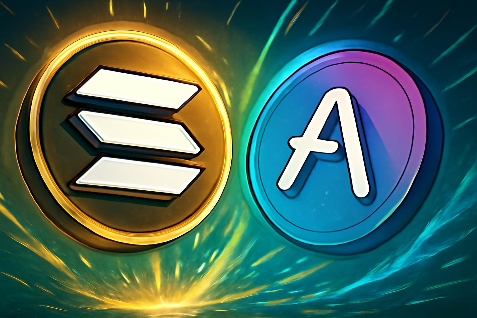 Solana Leads CoinDesk 20 with 5.6% Gain, AAVE Climbs 5%