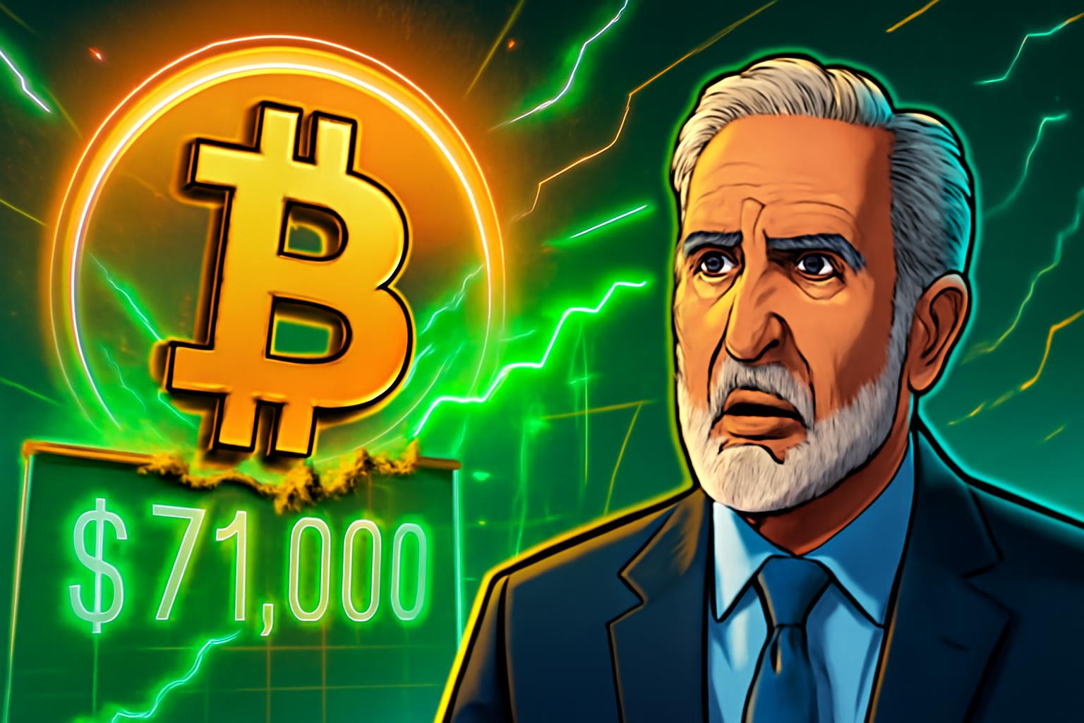 Bitcoin Breaks $71K as Ardoino Sees Green, Schiff Warns Head Fake