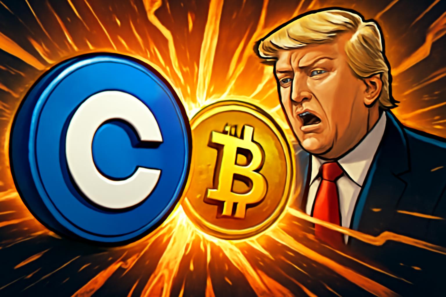 Coinbase Stock Surges After Trump Meeting and Crypto Bill Support