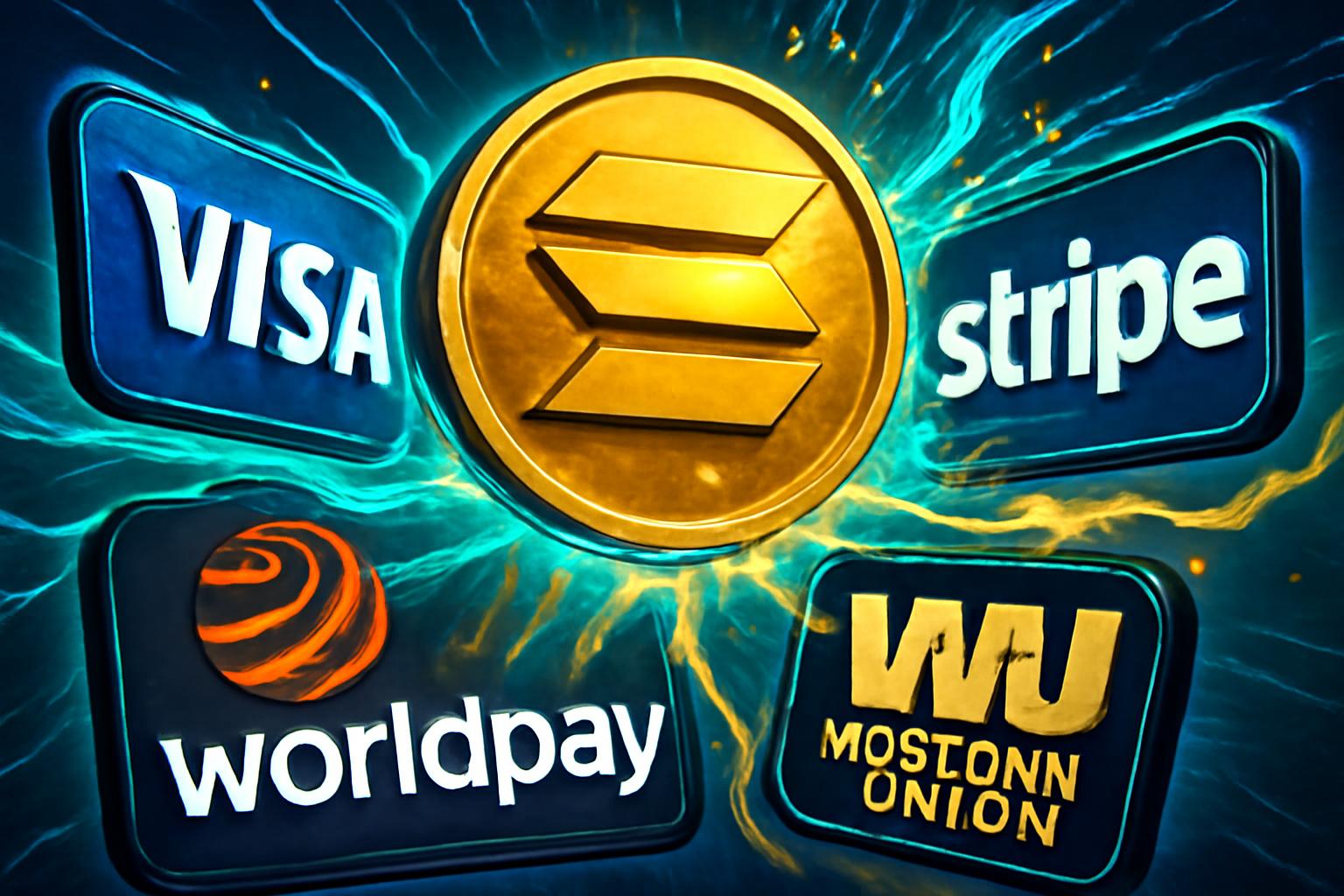Solana Payment Volume Surges 755% as Visa, Stripe Use Settlement Layer