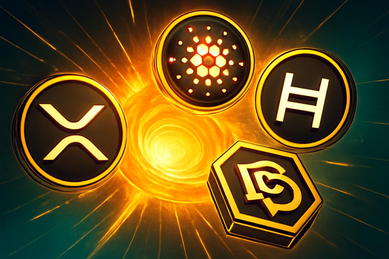 Top Crypto Coins for 2026: XRP, Cardano, Hedera, and BlockDAG