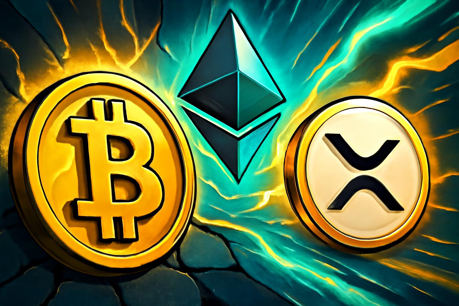 Bitcoin Volatility Eases as Market Recovers; ETH Near $2,000 and XRP Reclaims Fourth