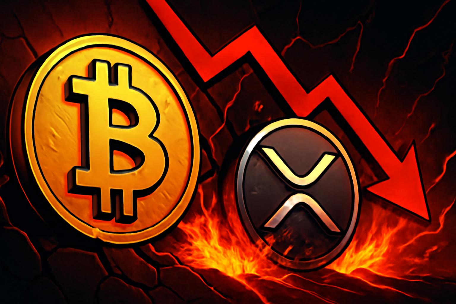 Bitcoin and XRP Slump on U.S.-Iran War Escalation: Stress Scenario for BTC Below 60k