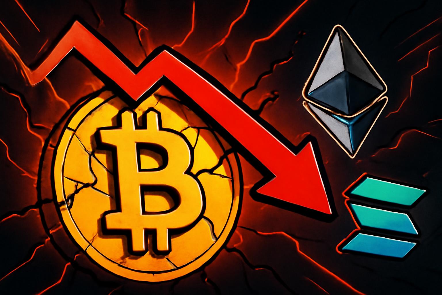 Bitcoin Dips Below $70K as Market Turns Bearish; Ethereum and Altcoins Slide