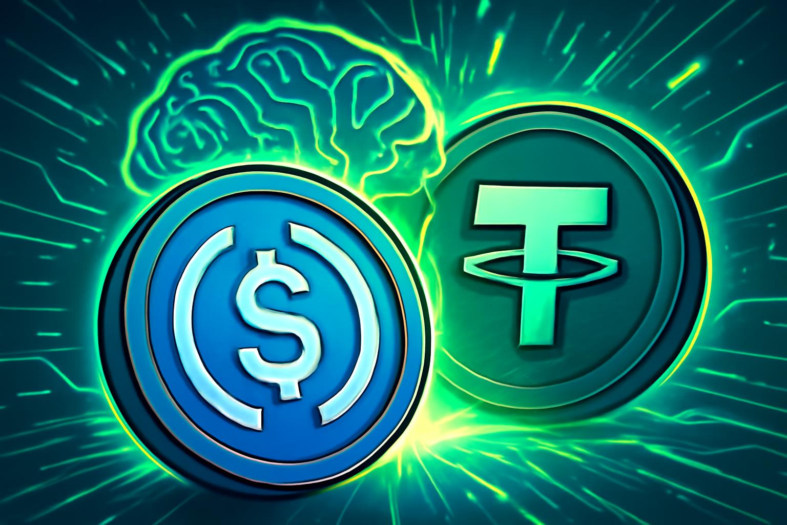 AI-Driven Payment Agent Boosts USDC Dominance as Stablecoin Volumes Hit Record