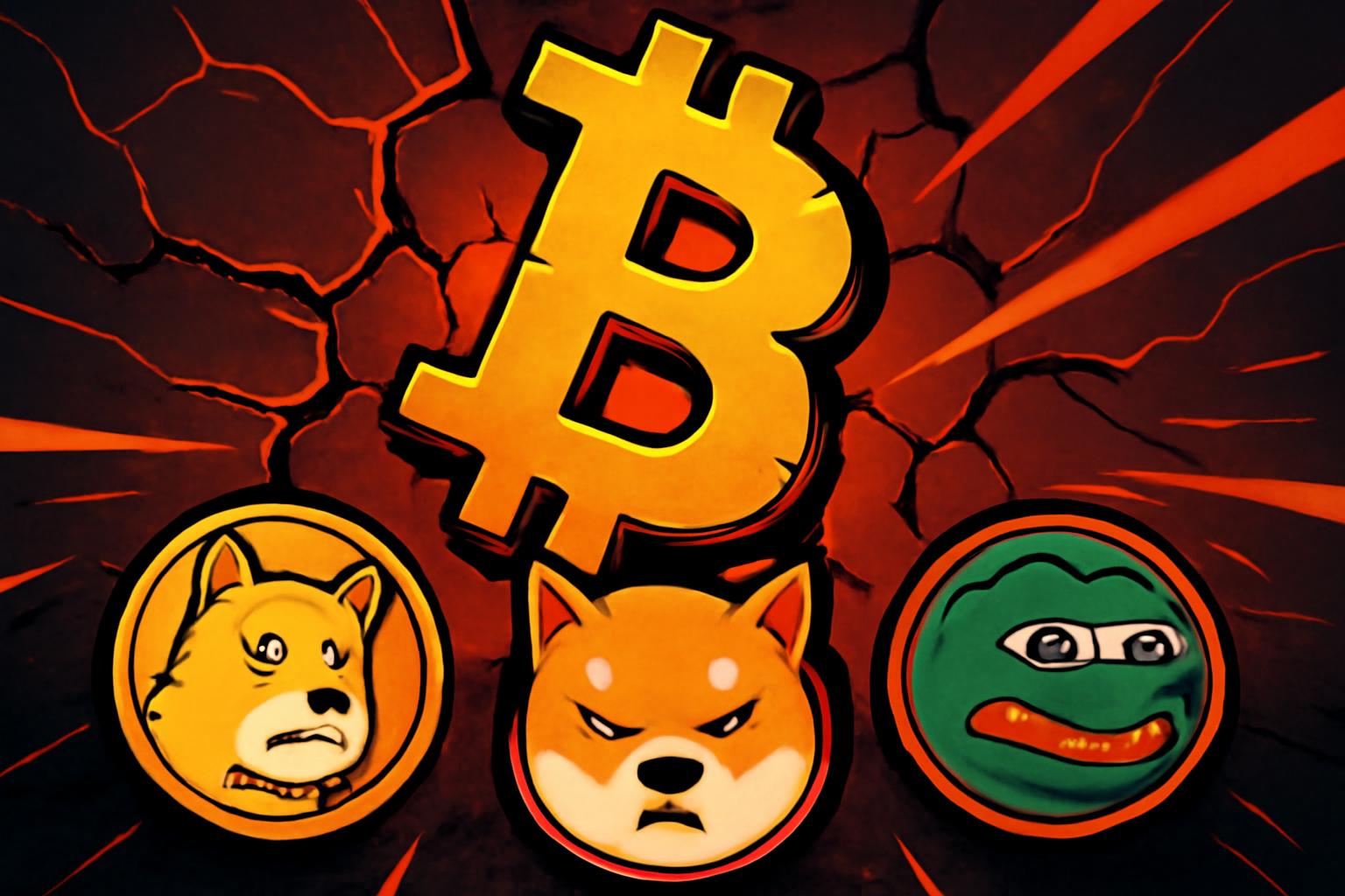 Bitcoin Drops Below $70K, Triggers Meme-Coin Selloff