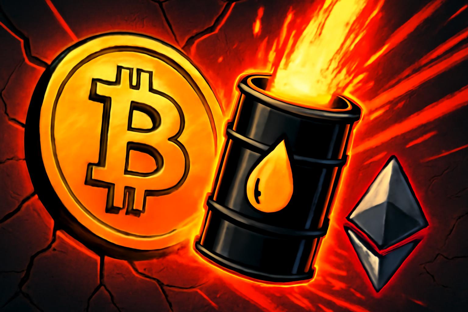 Crypto Markets Stall As Oil Surges Past $100