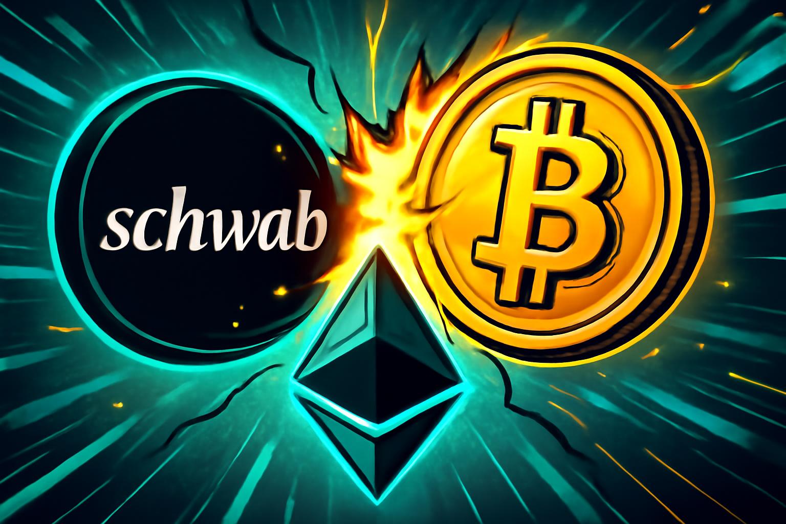 Schwab’s Direct Bitcoin and Ethereum Rollout Signals Mainstream Crypto Adoption