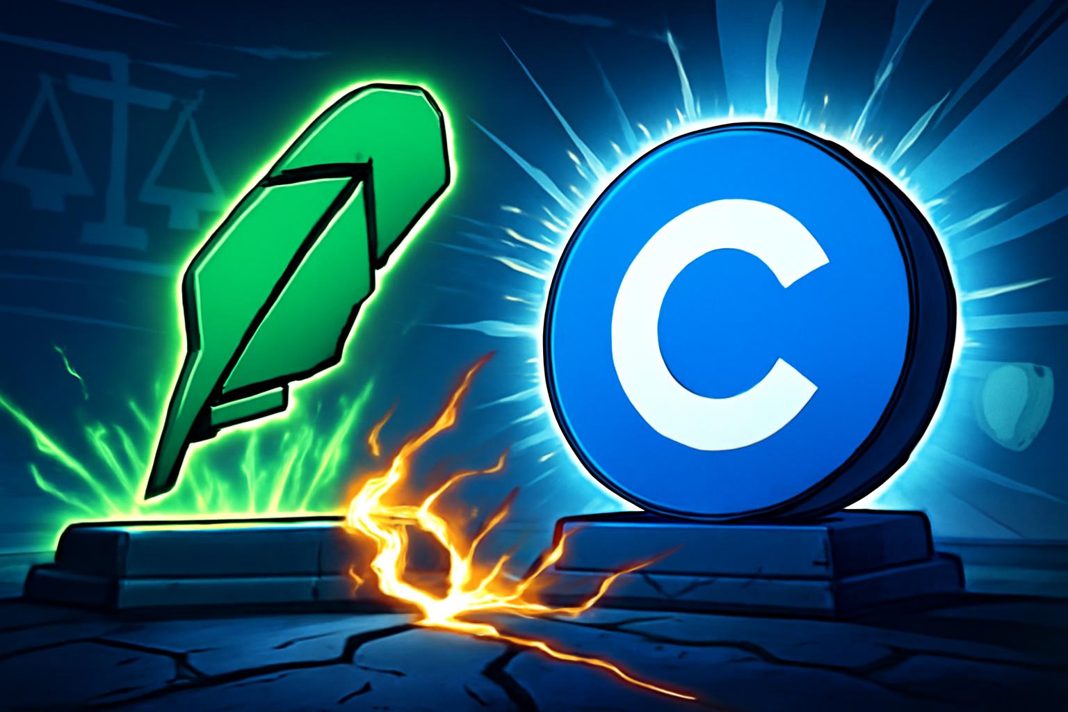 Robinhood Bank Deposits Hit $1.5B, Pressuring Coinbase Amid Regulation