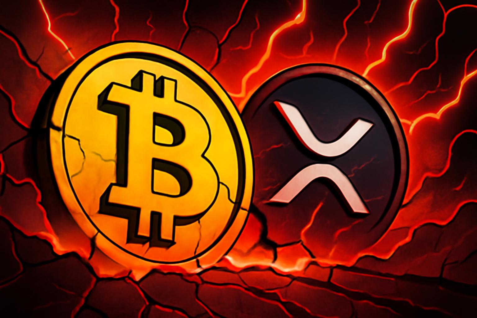 Bitcoin and XRP Fall as Crypto Rally Fades Amid Iran War Fears